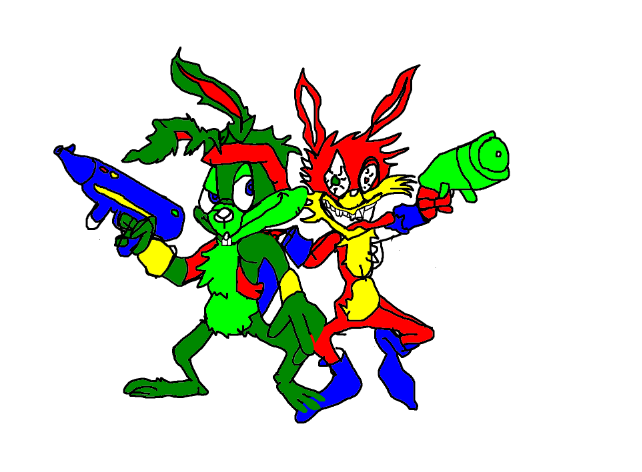 Jazz Jackrabbit skiss 2